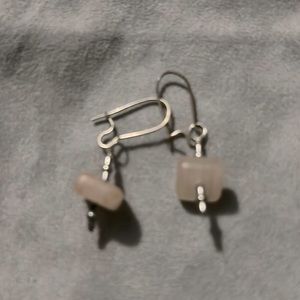 Pale pink earrings